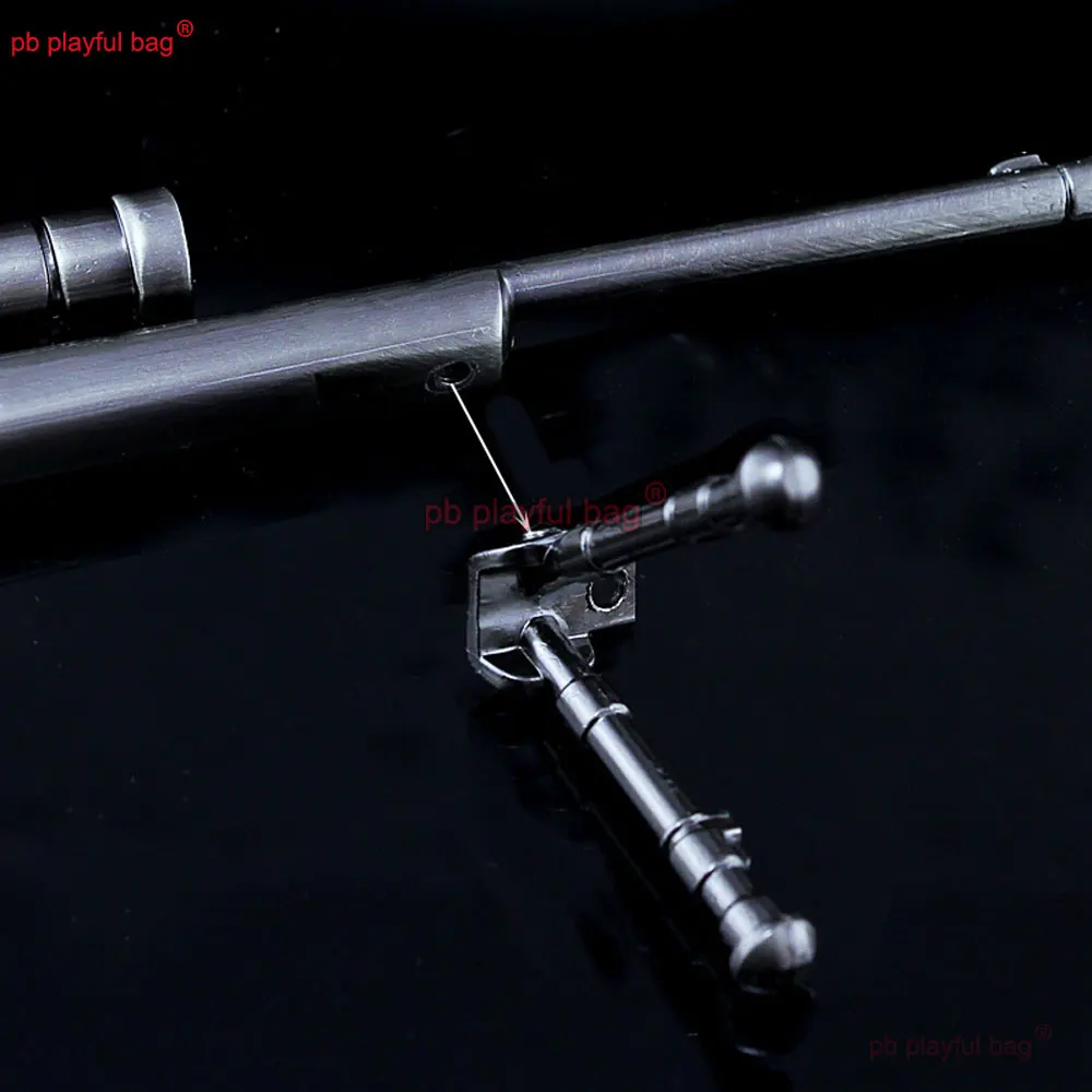 Porte-clés en alliage M24 Sniper, Mini pistolet jouet en métal, modèle de décoration, périphériques de jeu, figurines d'action, jouet pour enfants, cadeau de noël ZG411