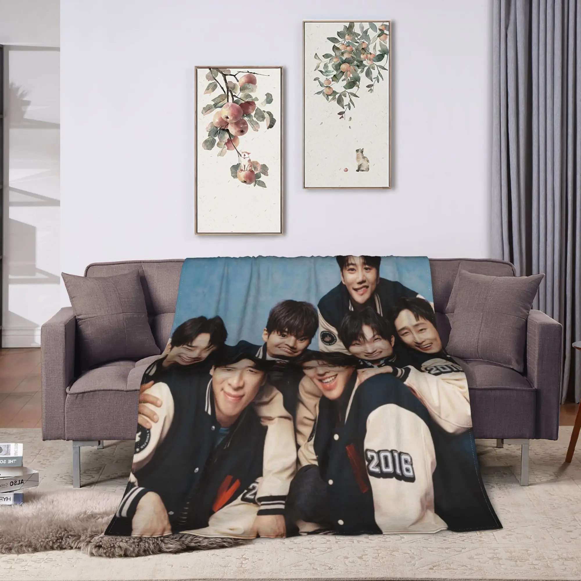 Hot Kdrama Weak Hero Class Blanket Quality Warm Soft  Throw Blanket Winter Students Couch Bed Novelty Bedspread