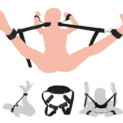 Women Bondage Sex On Bed Game Erotic Anklet Restraint Adjustable Hand And Foot Rings SM Bundle Slave Toys Fetish Sexy Handcuffs