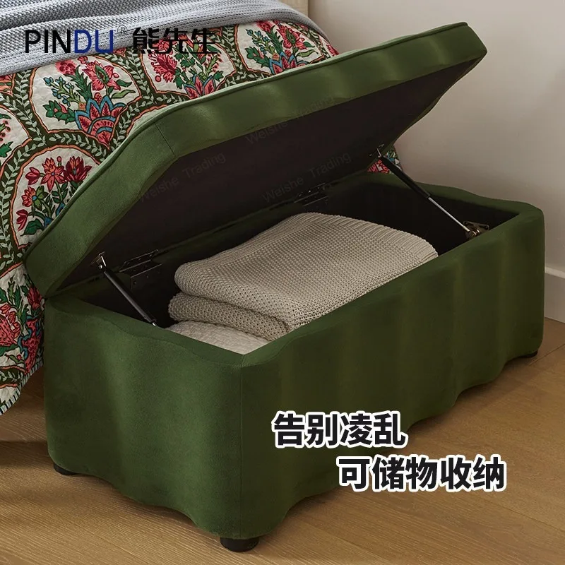 Nordic shoe changing stool, modern simple bedroom bedside stool storage clothing shoe store sofa door shoe stool