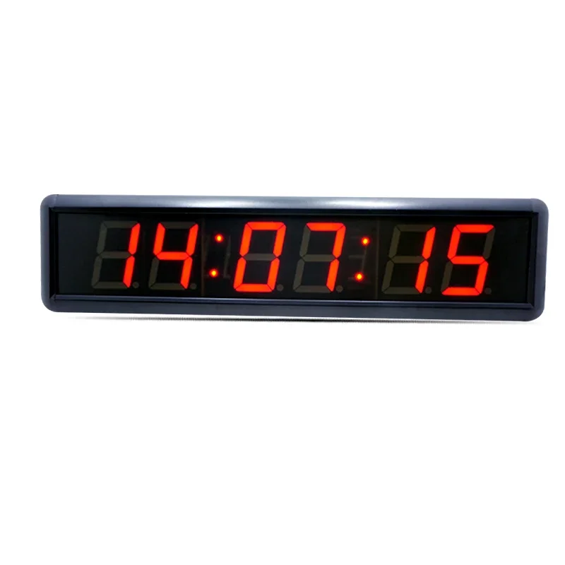 2.3-inch 6-digit newly designed digital display countdown timer led interval digital wall clock with remote control