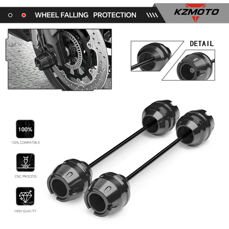 

Подушка для оси колеса 2025 для mt03 mt25 2015-2024 Повзунок переднего и заднего колеса мотоцикла 2025 Защита от падения MT03 MT25