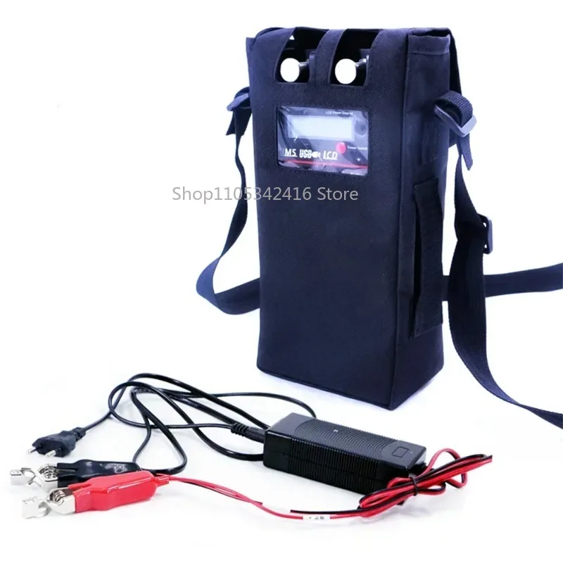 Rechargeable Portable 14.8V 10000mAh Lithium-Ion Battery for Electric Fishing Reels Outdoor Fishing Tool BMS Protection
