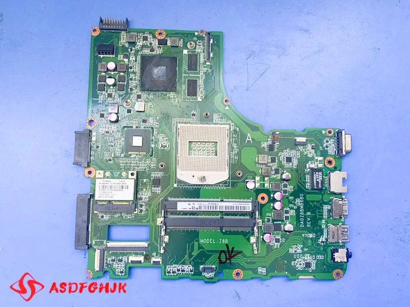 Genuine Notebook Motherboard para Acer, DA0Z8BMB6B0, E5-473, 100% testado OK