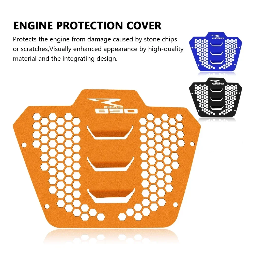 Norden 901 790 890 어드벤처 R S 2022-2023 오토바이 액세서리, 엔진 가드 커버, 라디에이터 그릴 크랩 플랩