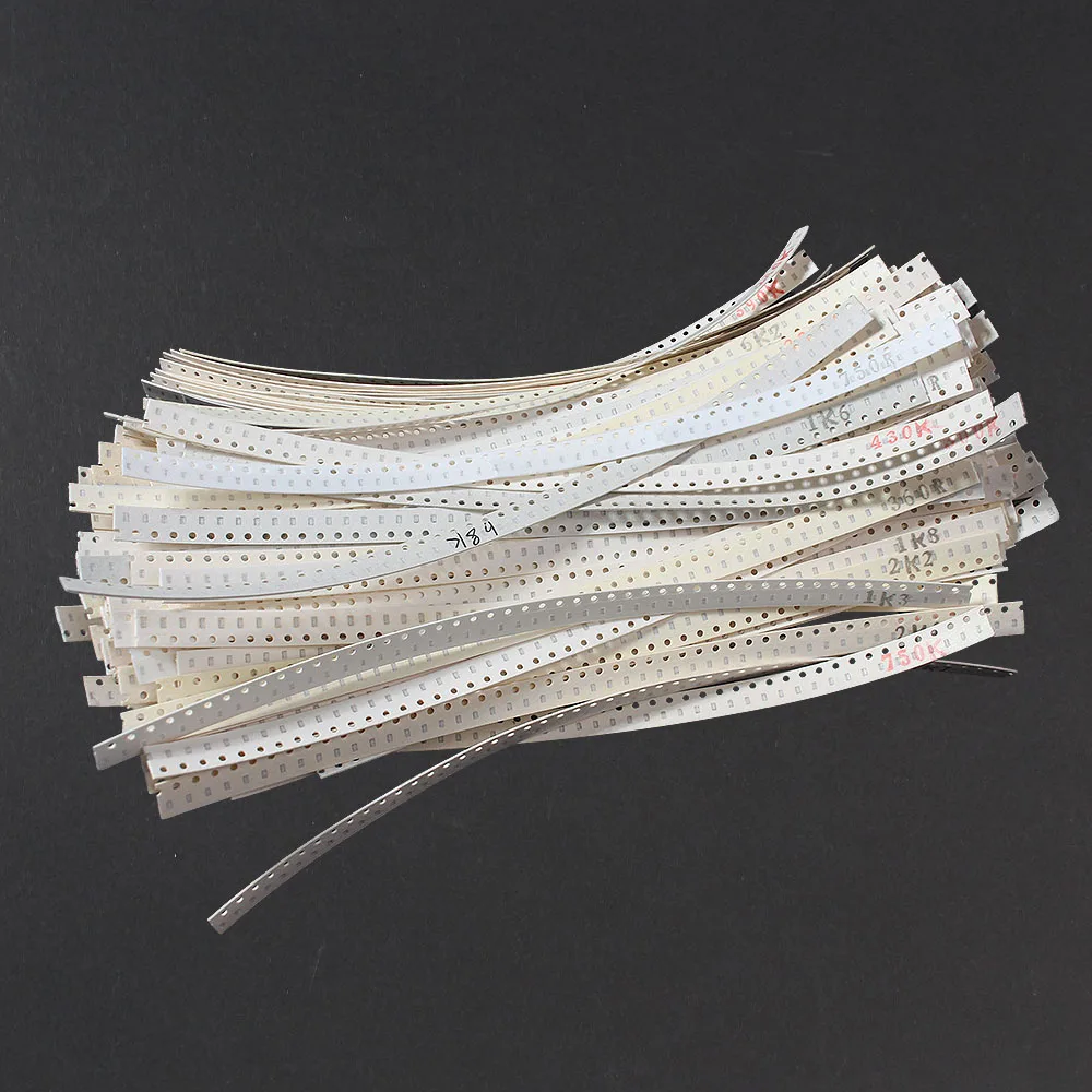 7300pcs 0603 Film Resistor Set 146 Types 0R~1M Ohm 5% SMD Resistors Assorted Kit Pack 10 ohm resistance