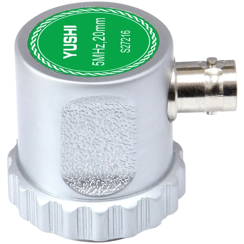 YUSHI NDT مجسات كاشف الخلل محول الطاقة بالموجات فوق الصوتية 5 ميجا هرتز محول الطاقة بالموجات فوق الصوتية مسبار شعاع مستقيم #6