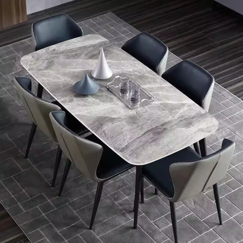 Reliable Stable Compact Practical Dining Table Durable Sleek Distinctive Elegant Dining Table Table Repas Household Furniture