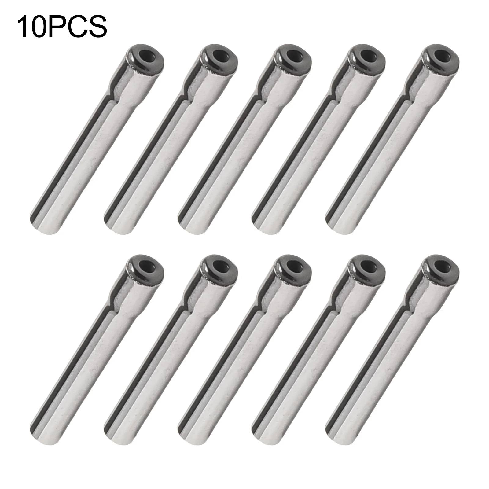 

Tops Fishing Rod Tip Guide 1.2mm~2.1mm 10pcs Fishing Guides Hollow Parts Repair Rod Tip High Quality Practical