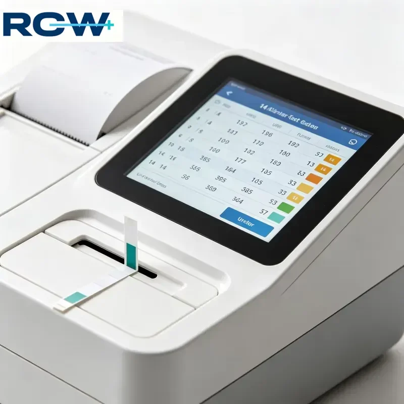 RCW MSC Urine Analyzer 14 Parameters 500 Tests/Hour Automatic Urinalysis Machine Built-in Printer