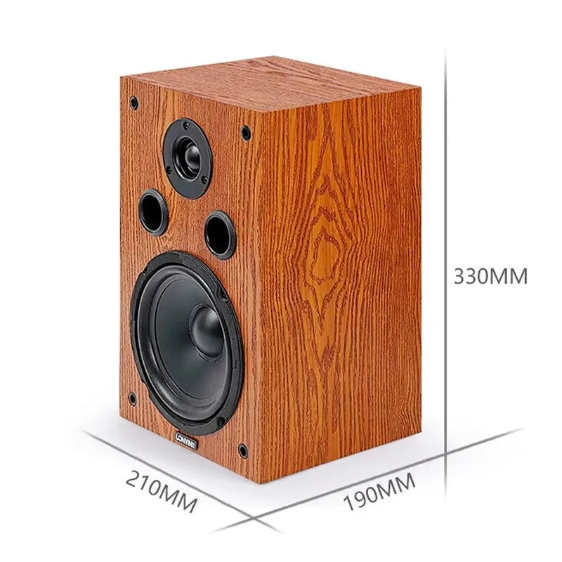 6.5 Inch Midrange Bass Speaker 4 Ohm 200w High-power Passive Speakers 2.0 Surround Sound Bookshelf Loudspeaker Sound Box