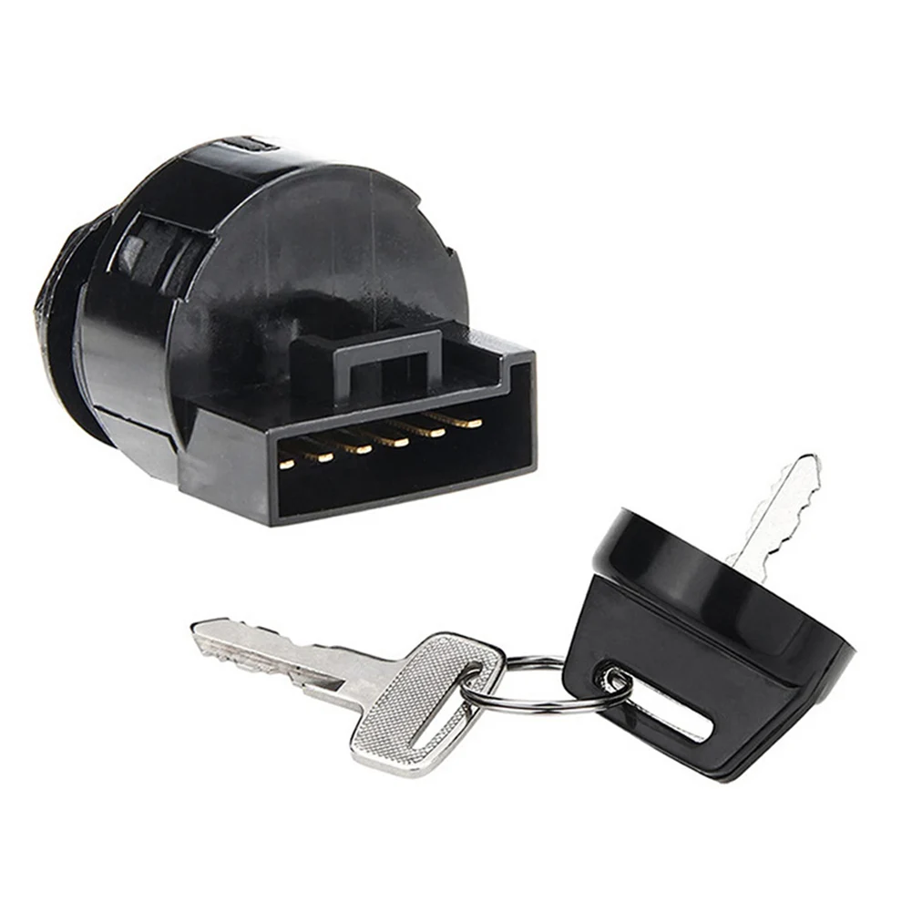 OEM Replacement Color Black Ignition Key Switch Vibration Resistant Fits 2001-2018 Models 3 Position OFF-ON-START