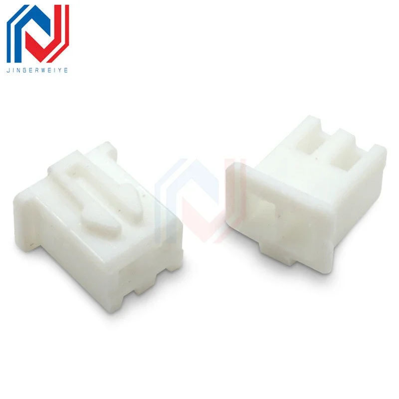 50pcs Rubber Housing Xh2.54mm Pitch Rubber Housing Plug 2P/3P/4P/5P/6P/7P/8p-20p Connector Terminal Connector Plug