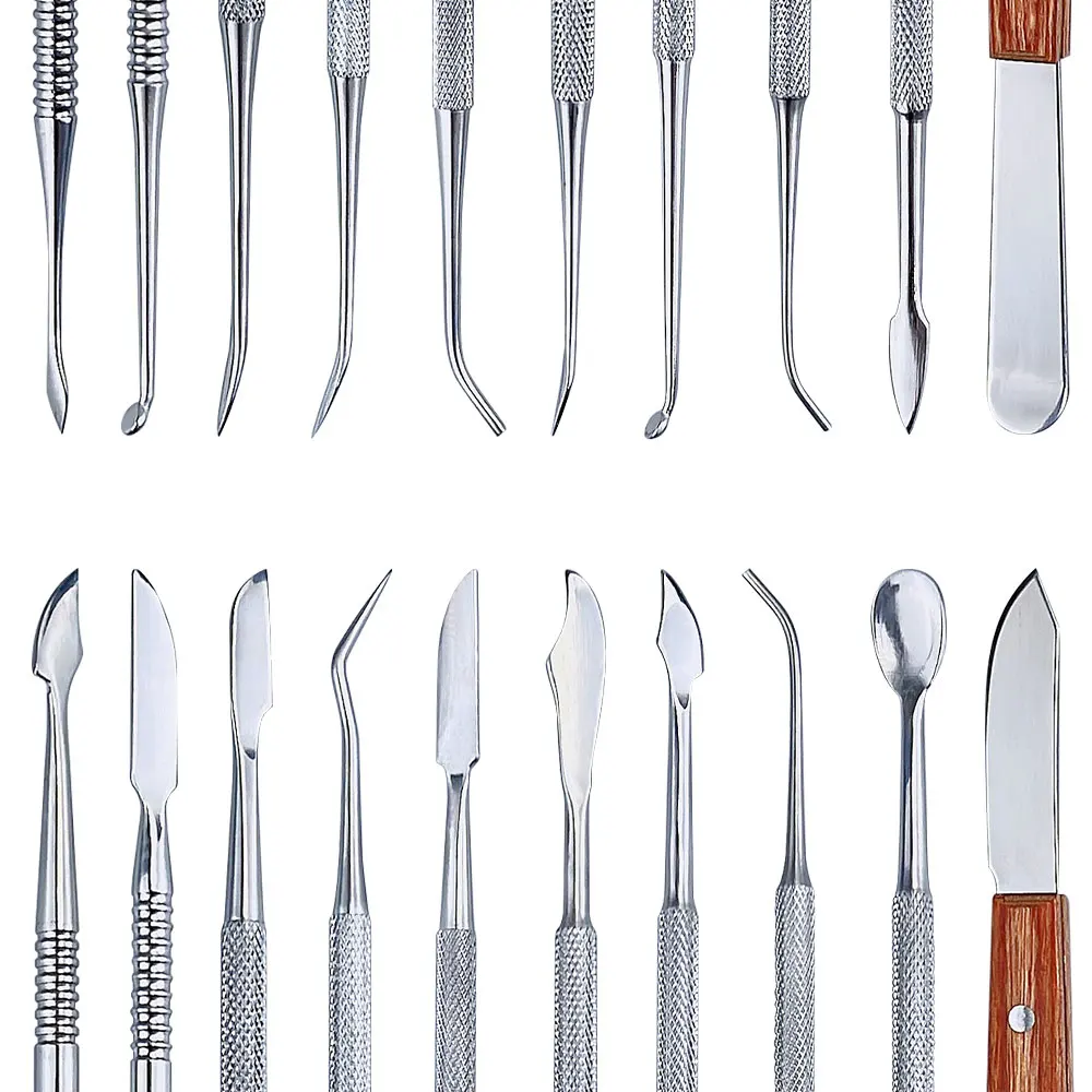 

Стоматологический шпатель, гипсовый нож, практичный универсальный набор инструментов из нержавеющей стали для резьбы по воску для зубов, стоматологический инструмент, стоматологические инструменты