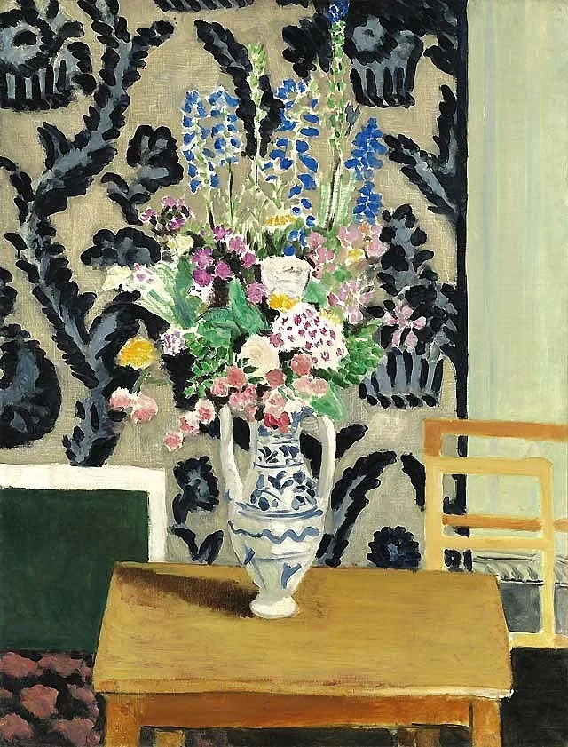 100% handmade Abstract Flower  famous oil painting on canvas wall art,Bouquet de fleurs pour Le Quatorze Juille by Henri Matisse