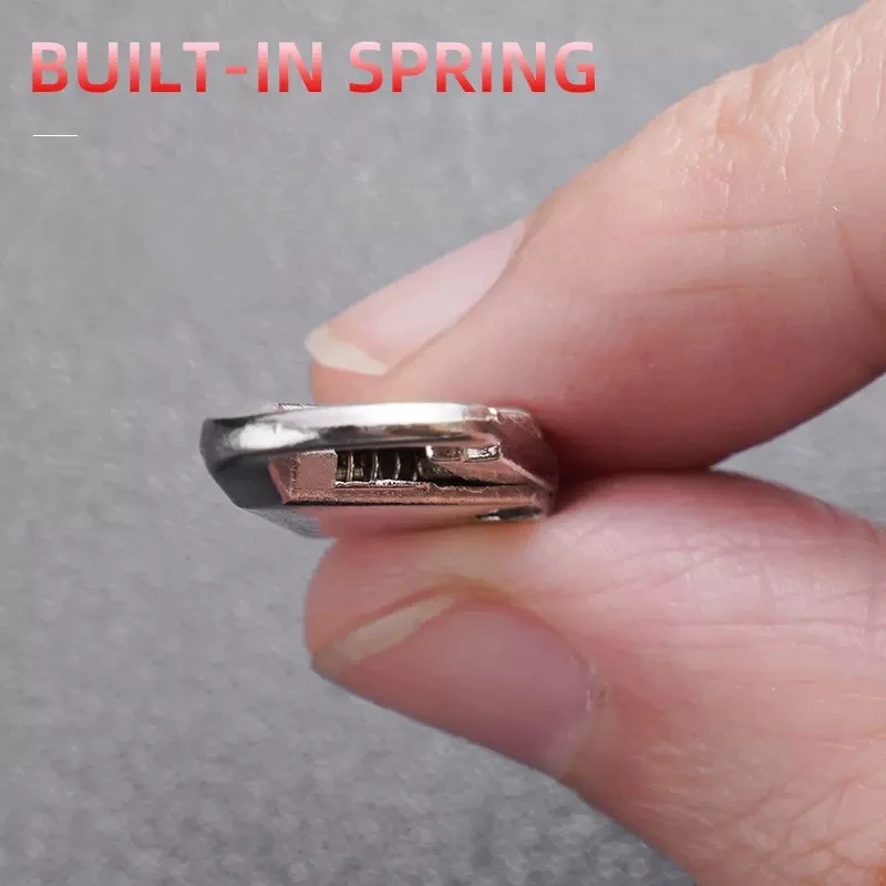 5pcs DIY High-Visibility Detachable Zinc Alloy Zipper Heads for Size 5+ Zippers | No Tools Needed