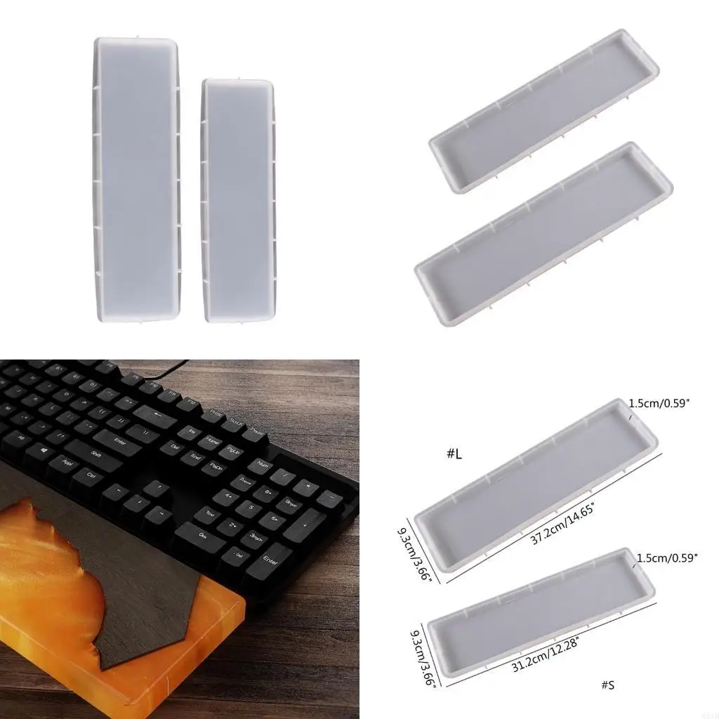  Keyboard Wrist Rest Epoxy Resin Mold DIY-Keyboard Wrist Support Silicone Mold