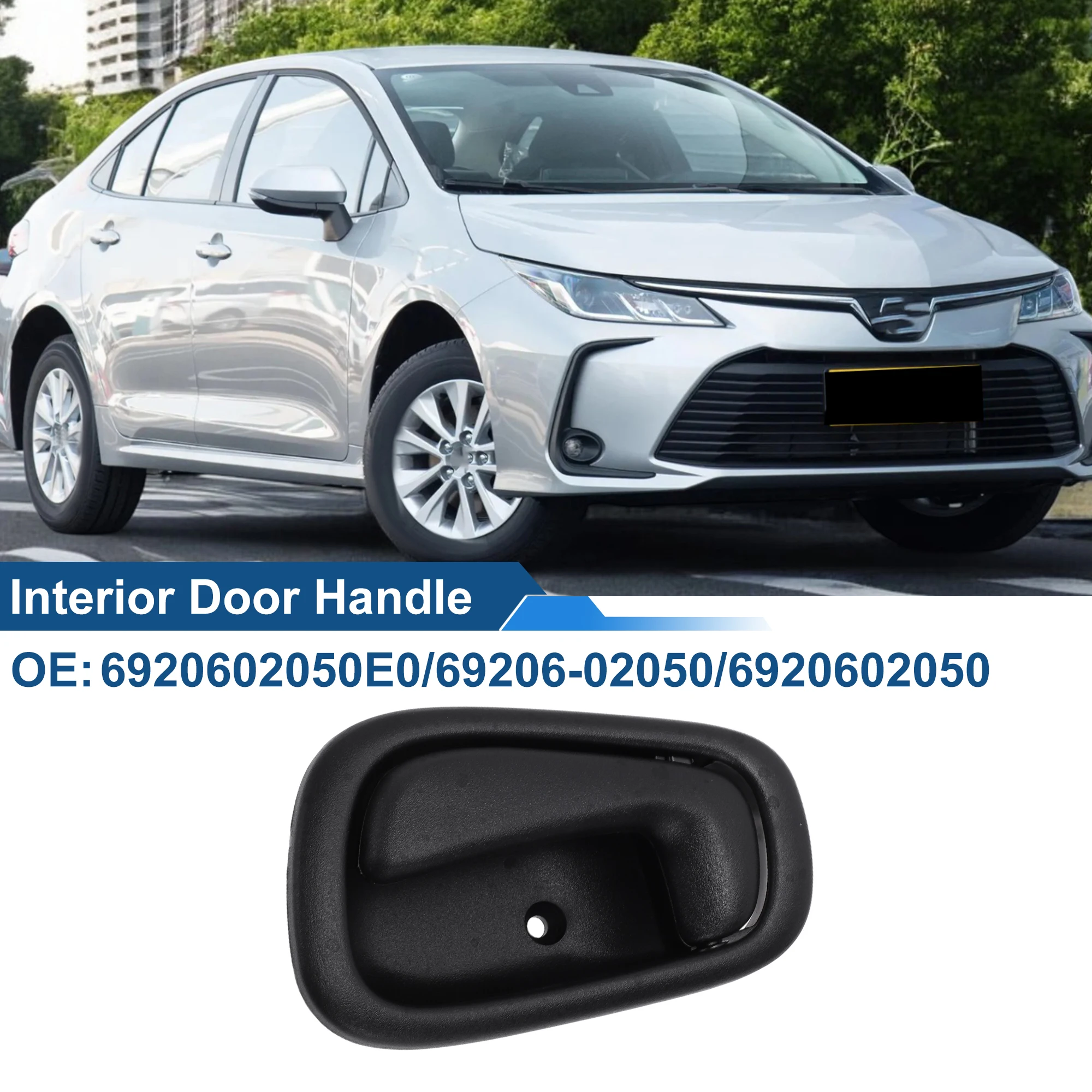 

UXCELL Front Driver Side Rear Left Passenger Side Interior Door Handle Inside Door Handle No.69206-02050