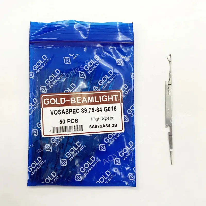 

250 шт. Иглы GOLD-BEAMLIGHT VOSASPEC 89.75-64 G016 VOSASPEC 89.75-64(L) 12G для компьютеризированных плосковязальных машин