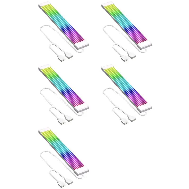 Ingenious-5X RGB LED Strip ARGB Sync Board For Computer Power Supply ATX 24PIN GPU Graphics Card 8Pin Cable Case X8
