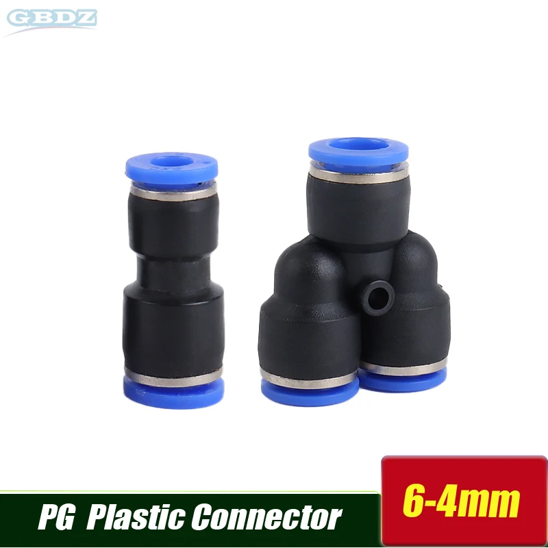 

Pneumatic Fittings Plastic Connector PG 6-4mm to 16-12mm Air Water Hose Tube Push-in Straight Gas Quick Connectors