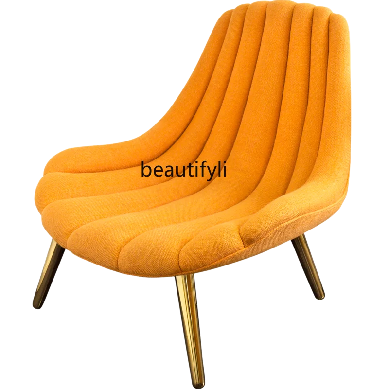 

yj Fabric Single-Seat Sofa Chair Nordic Designer Seat Modern and Unique Creative Lazy Recliner