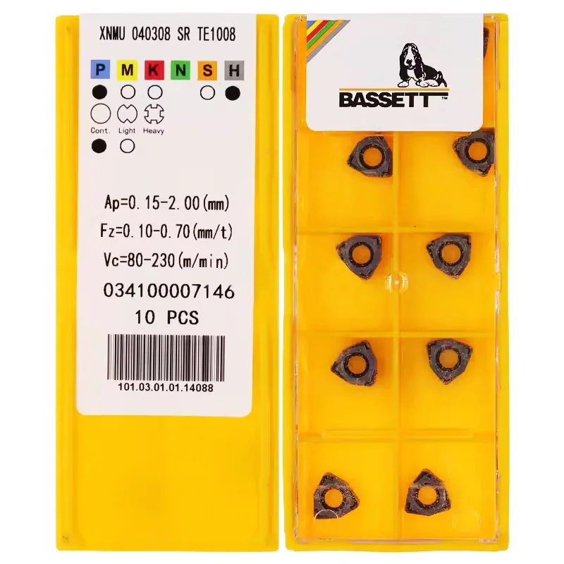 

10pcs Original XNMU XNMU040308 XNMU080608 SR TE1008 TE1028 CNC Lathe Cutting tools MFWN Carbide square shoulder milling Inserts