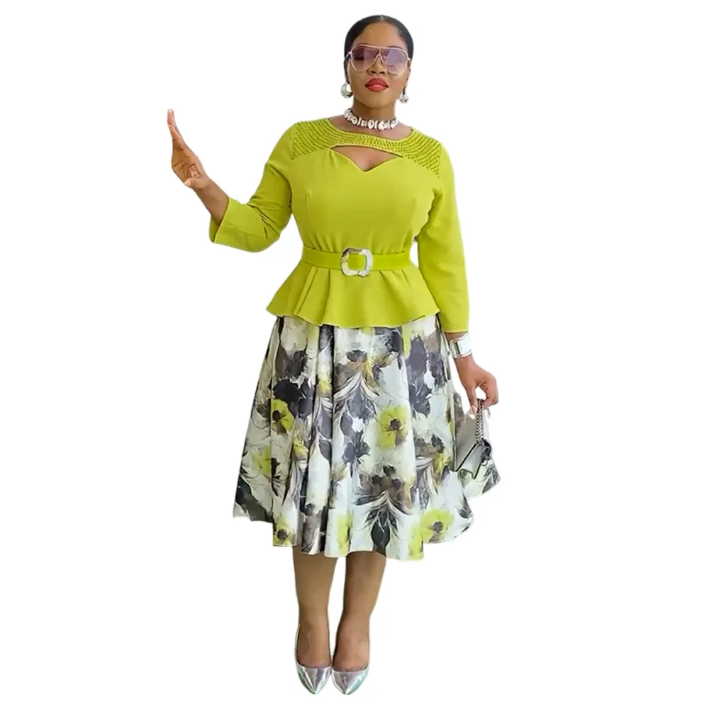 

Fashion African Dresses for Women Plus Size Africa Clothes Dashiki Ankara Outfits Gown Elegant Muslim Wedding Party Long Dress