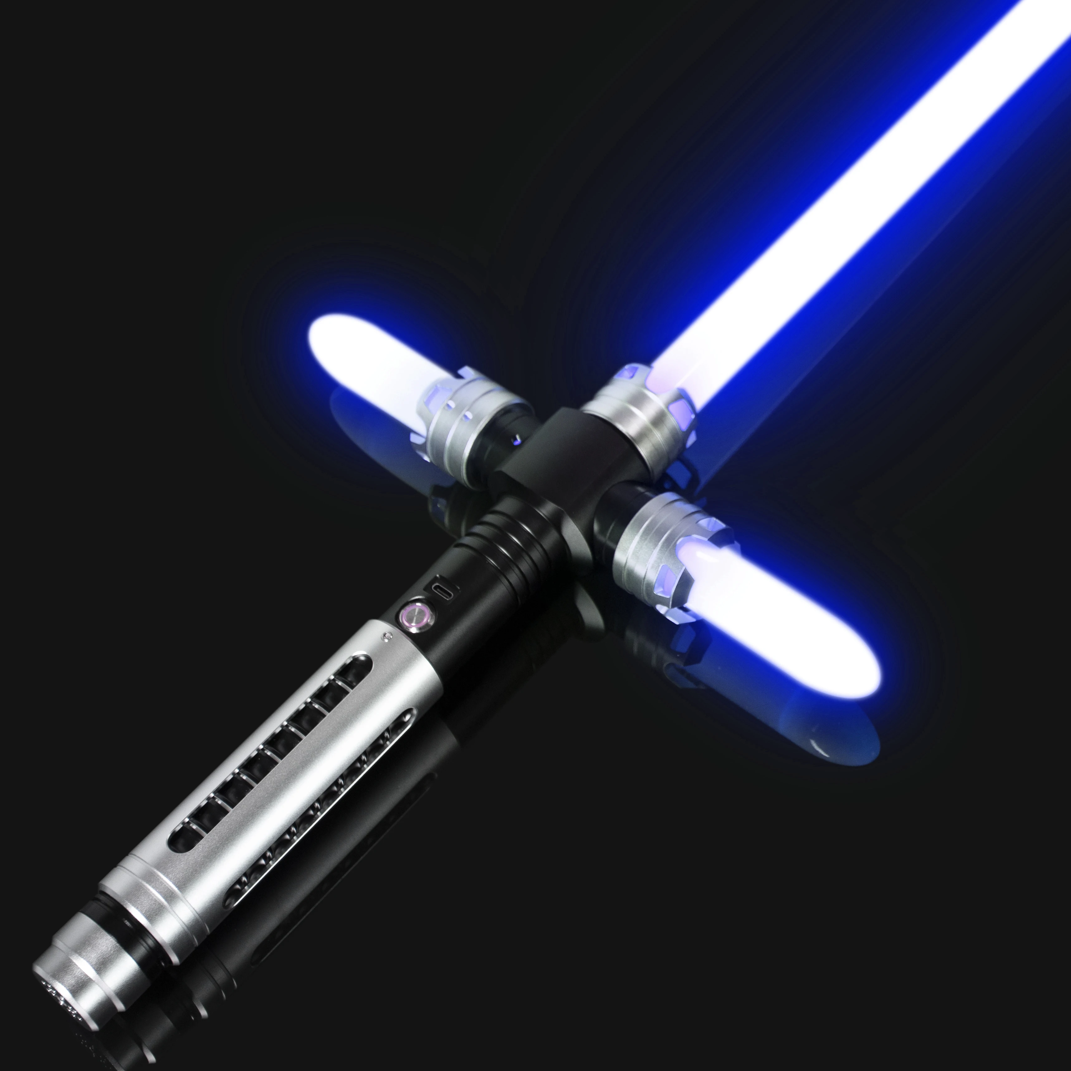 Saberstudio-Cross Guard Lightsaber com Motion Control Blaster, balanço suave, cor infinita, mudando com 16 fontes de som, LGT