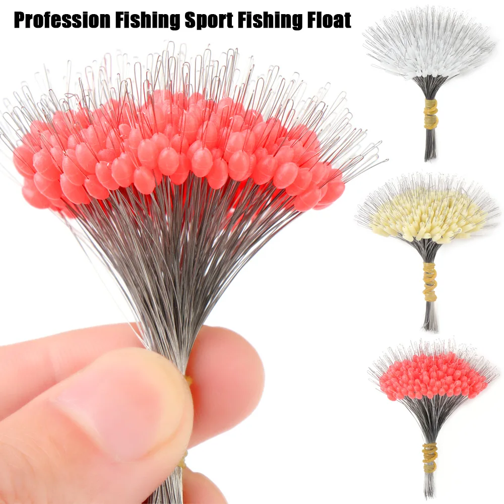 

300pcs / pack Float Fishing Bobber Silicone Stopper Space Bean Connector Fishing Line Resistance Fishing Accessories 3 Sizes