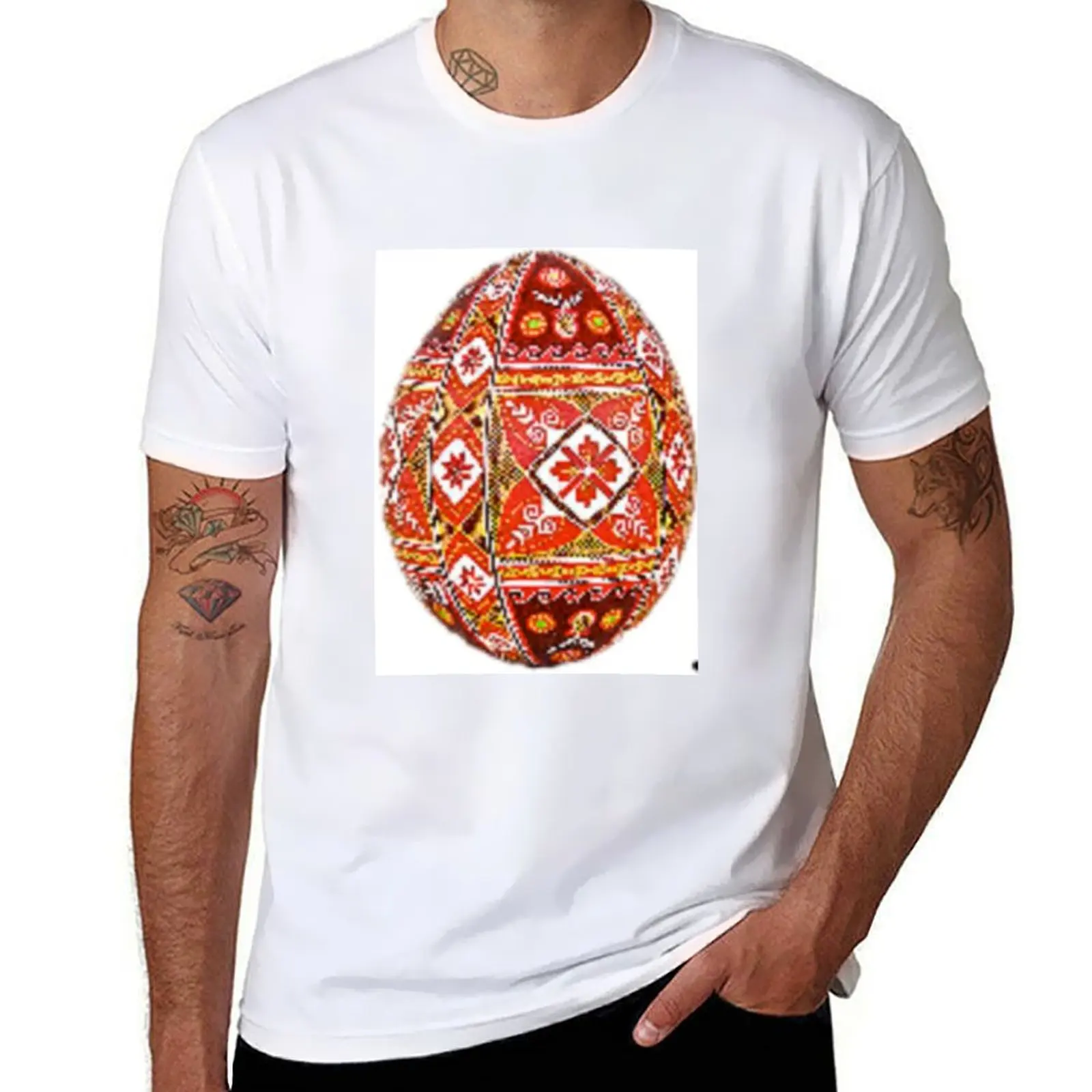 

pysanka T-Shirt Blouse cute tops cotton graphic tees topping shirts men