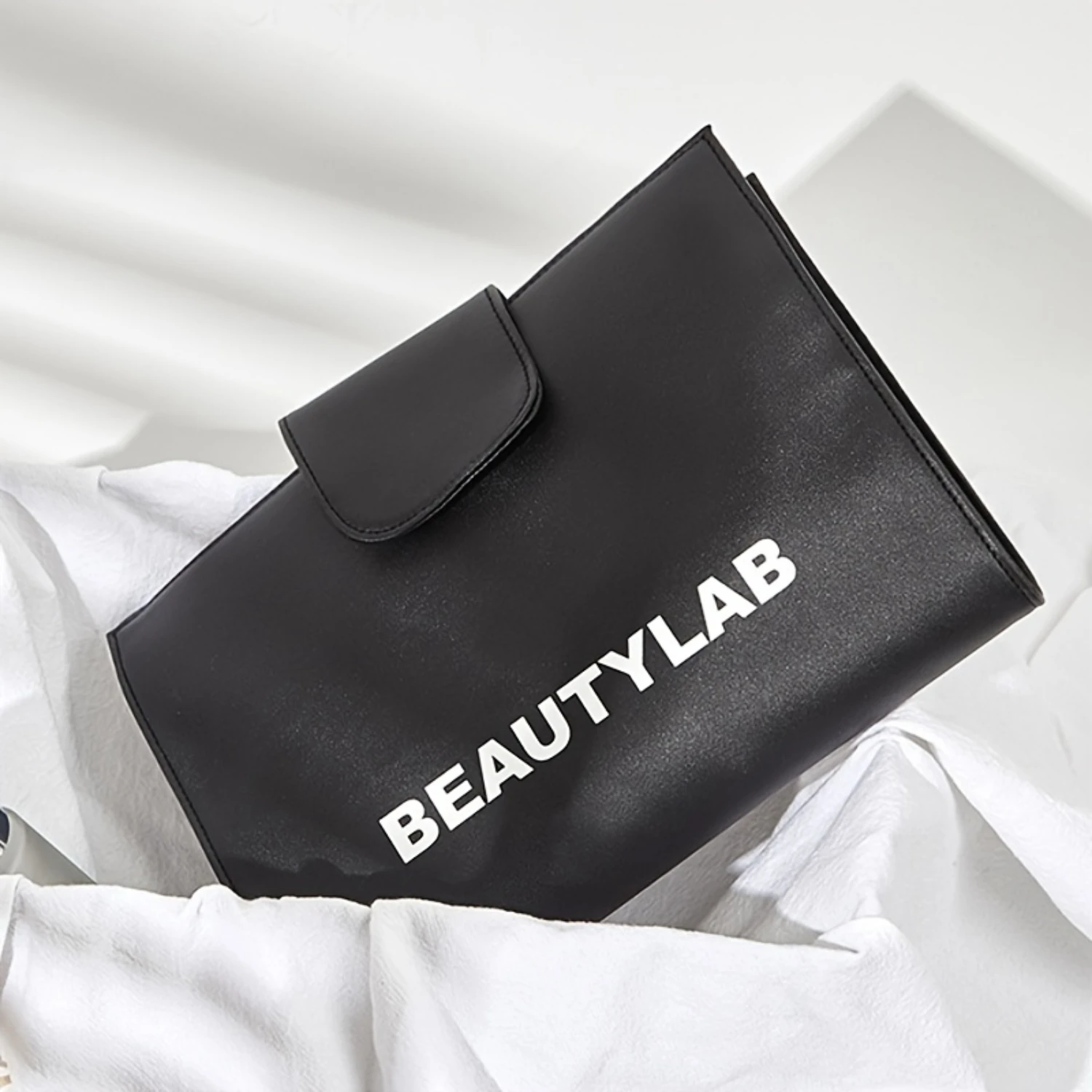 습식 건조 분리 메쉬 블랙 화장품 가방, 여행 세면 용품 파우치