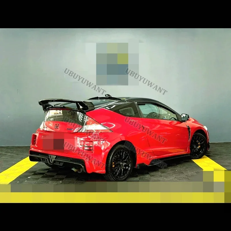 Trunk Spoiler Wing Lip Splitter Car Styling Accessories,ABS Carbon Look For Honda CRZ CR-Z ZF1 MU Style 2011-2015