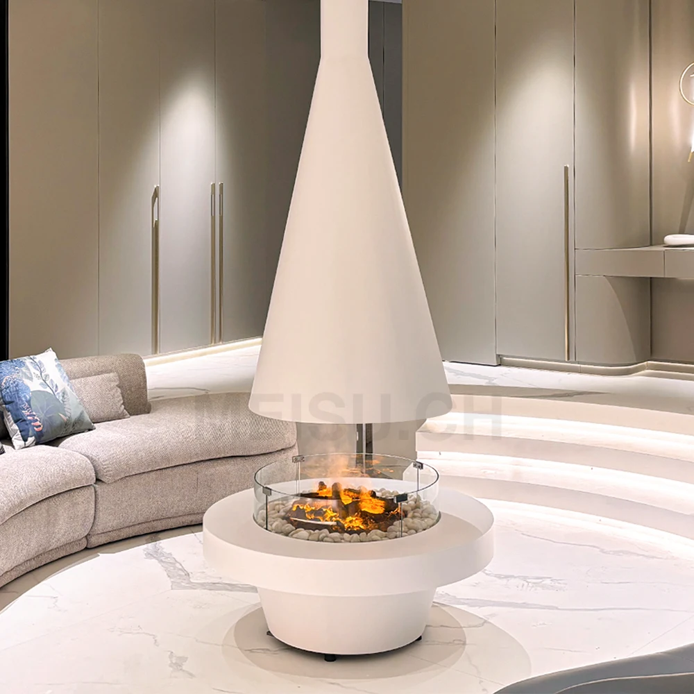 stove wood fireplace indoor home hanging fireplace  bioetanol fuel flame heating  chimeneas eléctricas decorativas  bioetanol