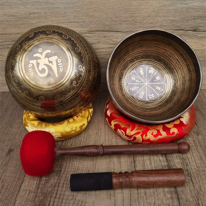 

Nepal Handmade Singing Bowl Tibetan Buddha Sound Bowls Professional Yoga Meditation Sound Healing Percussion Instruments Gifts