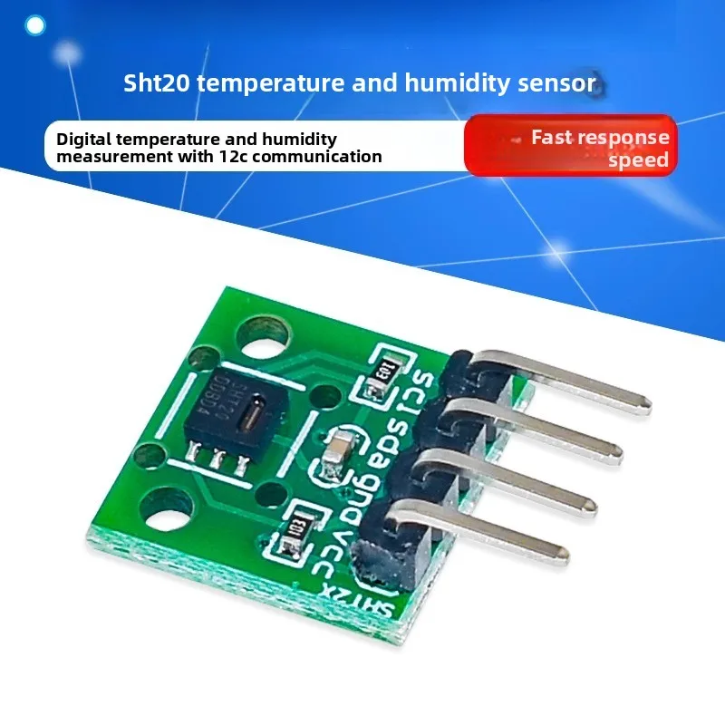 مستشعر SHT20 مدمج، مخرج رقمي I2C، قياس درجة الحرارة والرطوبة المتكامل، تصميم مضاد للتكثيف #1