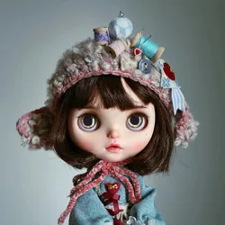 Vintage Blyth Classical BJD Doll Customized Dollette Girl Toy Body Moveable Handmade Figure Top Collection Art Orphan Aesthetics