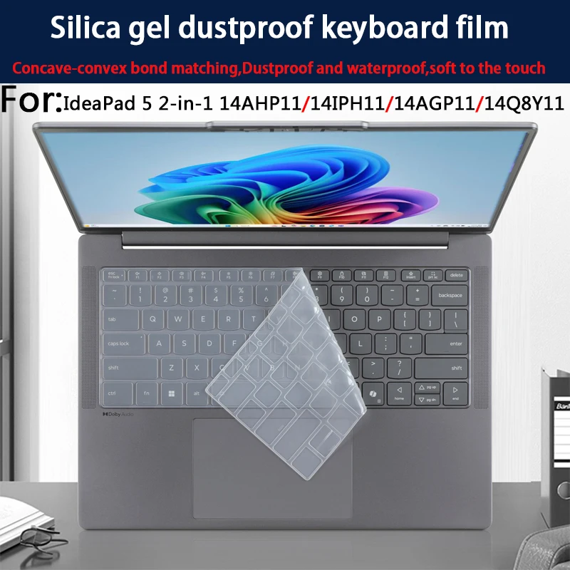 For IdeaPad 5 2-in-1 14AHP11/14IPH11/14AGP11/14Q8Y11Keyboard Film Laptop screen protective Film blue light-proof Film Matte Film