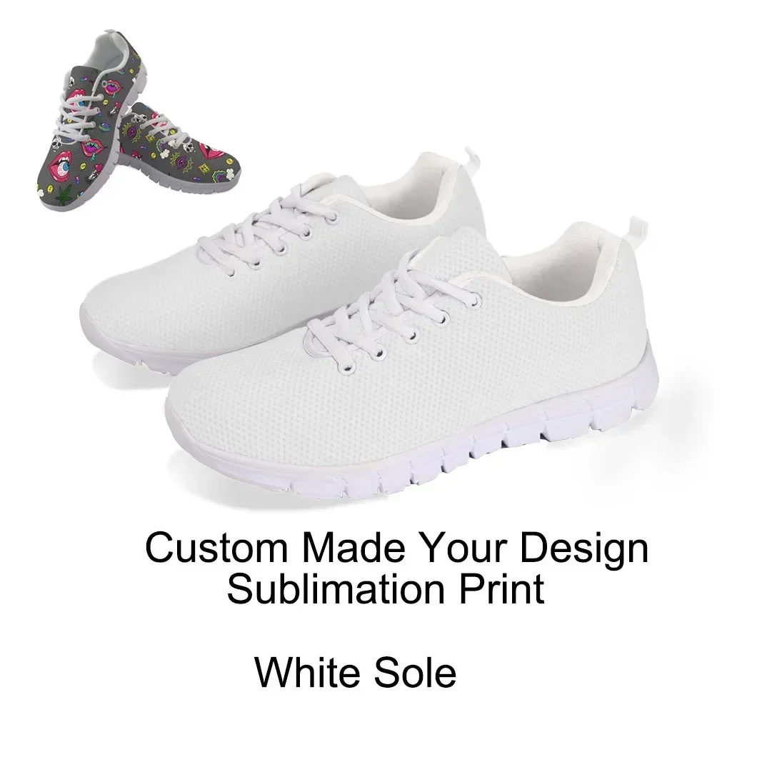 Custom Made Subliminal Print On Your Demand Women Men Running Shoes Sneakers