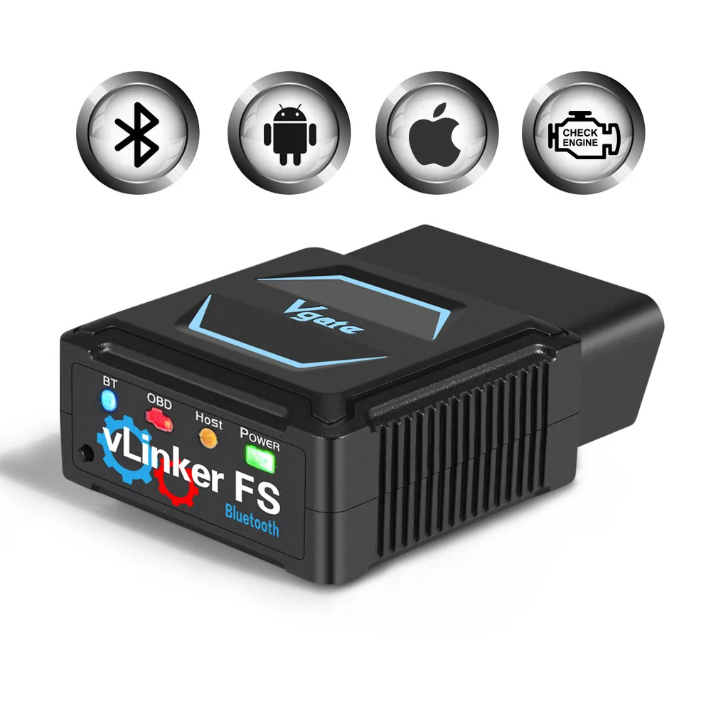 Ferramentas de scanner de diagnóstico de carro Vgate vLinker FS Bluetooth
