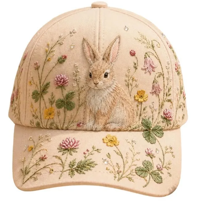 2026 New Arrival Hummingbird & Floral Sublimation Print Baseball Cap, Curved Brim Sun Hat, Breathable Outdoor Peaked for Ladies