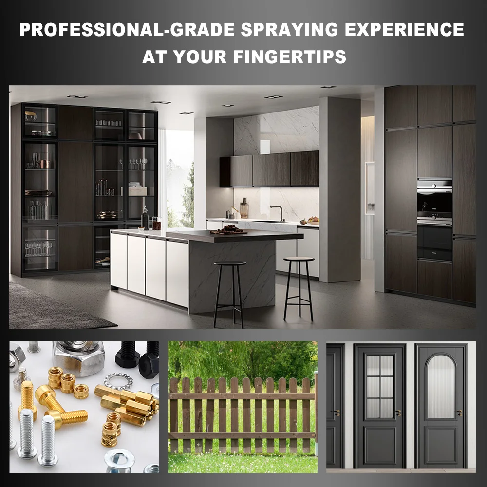 KCNKCN A610 LVLP Profesjonalny Pistolet Lakierniczy R500 Pistolet do Lakierowania Powietrznego Pistolet do Lakieru Samochodowego Aerograf Dysze 1.3/1.7/2.0mm