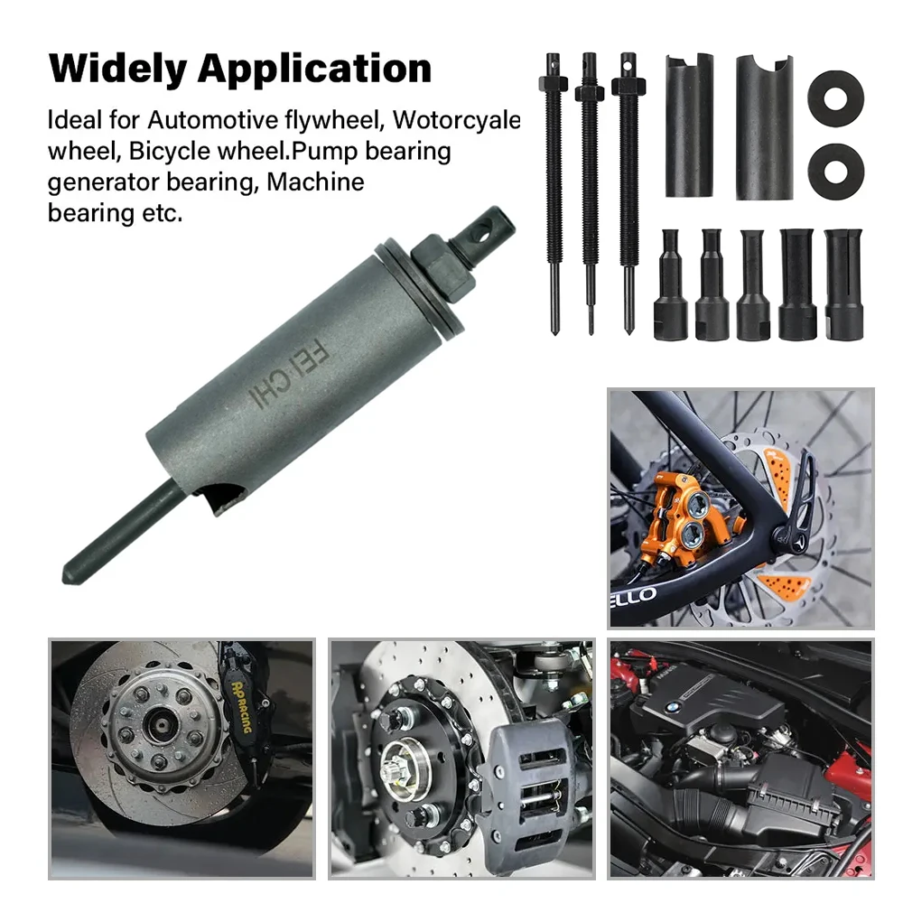 

Съемник внутренних подшипников 9-23 мм, съемник внутренних колец, съемник колесных шестерен, набор для ремонта, для дома и гаража