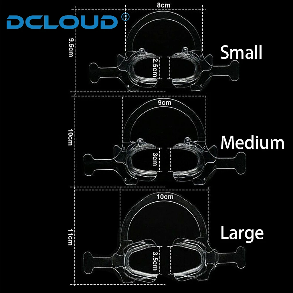 1Pc Dental Cheek Retractor C Shape With Handle Mouth Opener Expander Orthodontic Intraoral Cheek Lip Retractor Dentist Accessory