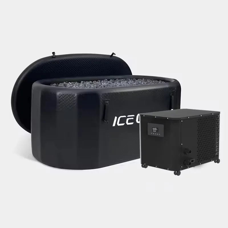 ICEGALAX رياضي اللياقة البدنية الانتعاش دورة الأوزون استخدام مبرد يغرق البارد المبرد بالماء مع مرشح HP ضاغط مبرد حمام الجليد