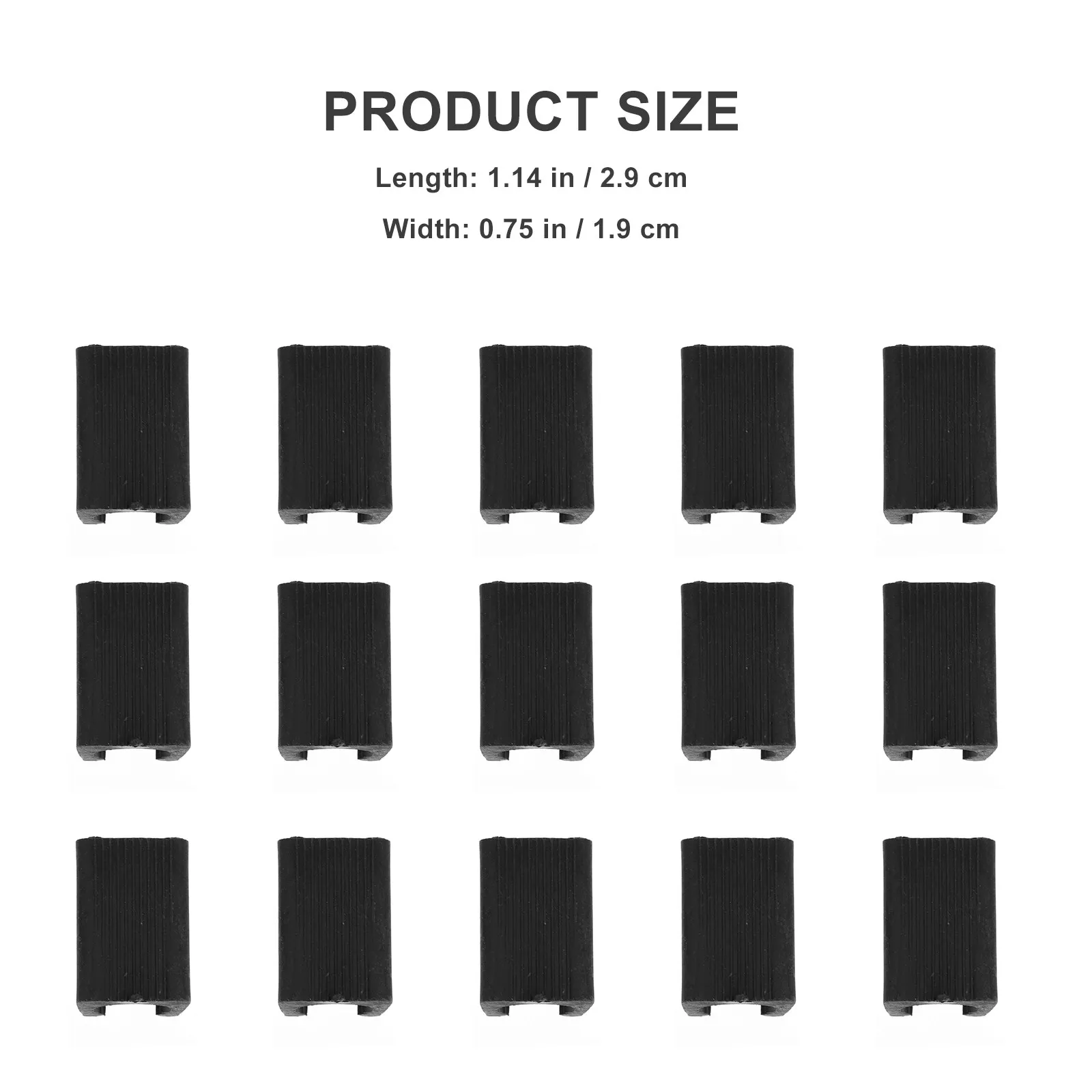 100Pcs Non-Slip Furniture Feet Caps Pe Material Easy Install Chair Legs Pads Prevent Sliding Scratching for Wood