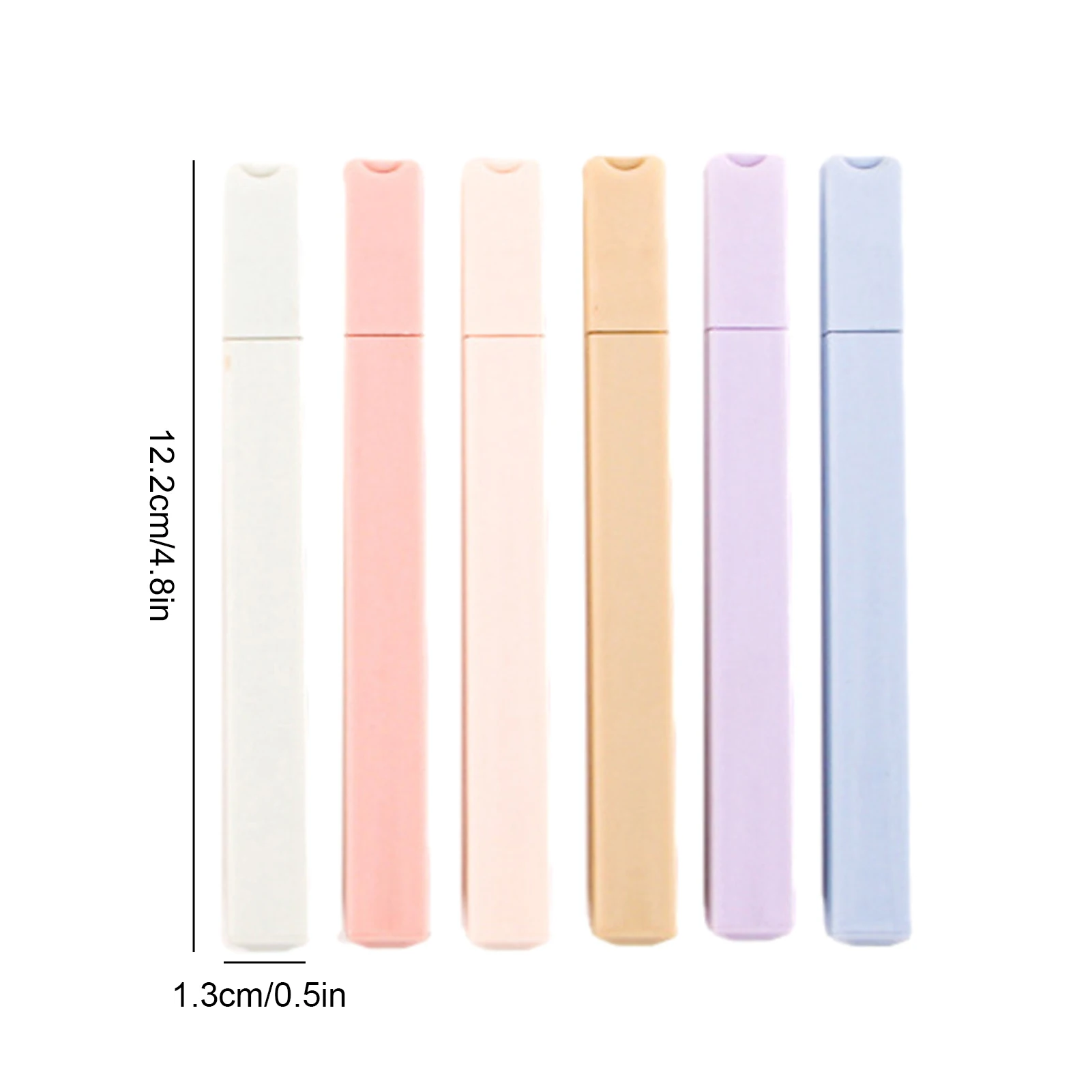 Farbe Highlighter Dual Tip Highlighter Set 6Pcs Ästhetischen Pastell Farben Highlighter Set Marker Stifte Journaling Planer Notizen