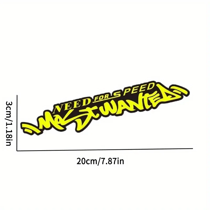 2Pcs/Set Wanted Style Motorcycle Stickers Waterproof PET Decals Speedometer Design for Helmet Bumper Laptop Electronic Devices