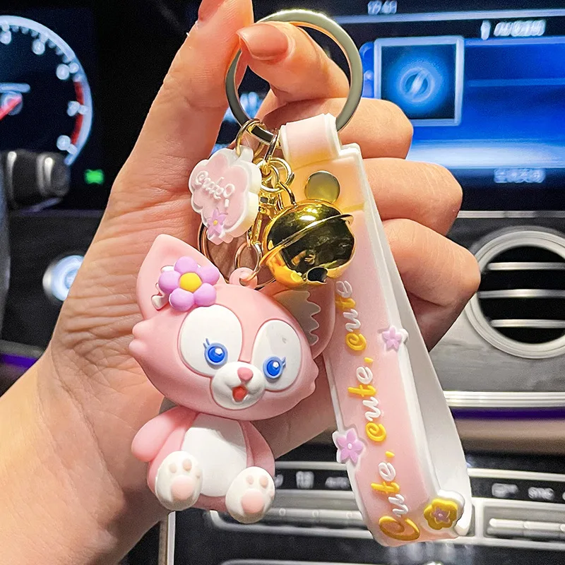 

Miniso High-end exquisite key chain pendants, cartoon 3D small statues, couple bags, key chain small gifts