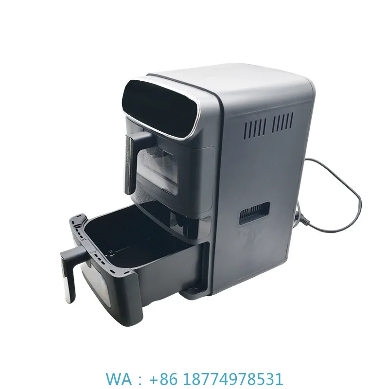 1. Multifunctional Dual Cavity Visible Hot Air Baking Station With Clear View Window One-Step Oil-Free Healthy Food Craft